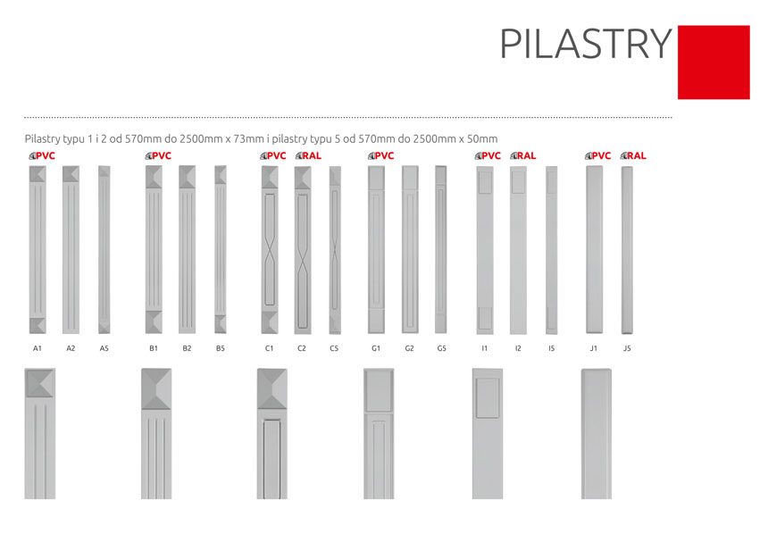  Pilastry